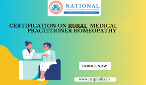 Certification On Rural Medical Practitioner Homeopathy